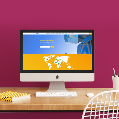 Webdesign pour le site WeCashUp