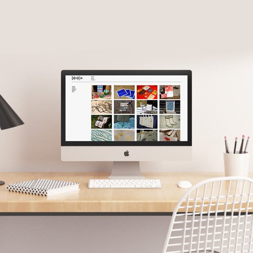 Portfolio page d'accueil