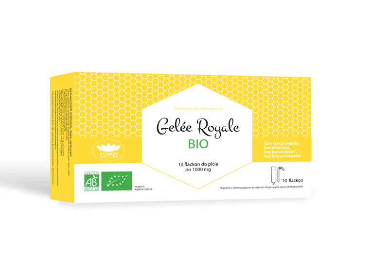 Facing packaging Gelée Royale