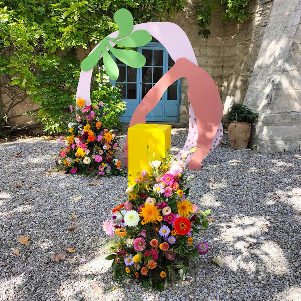 Arche de mariage finie