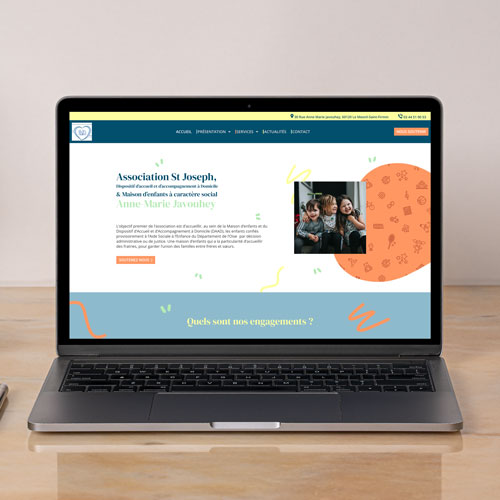 Création du site internet pour l&rsquo;association Saint Joseph