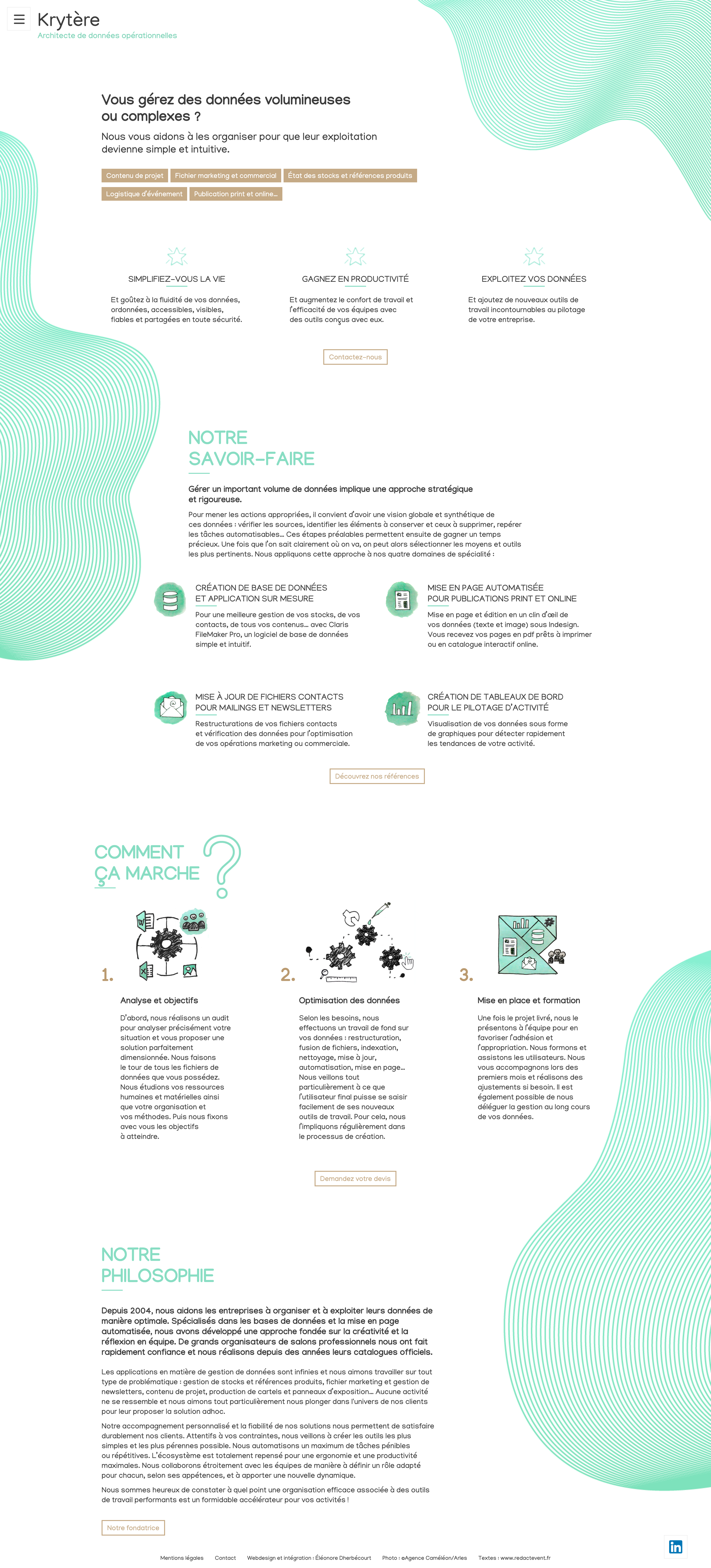 Page d'accueil