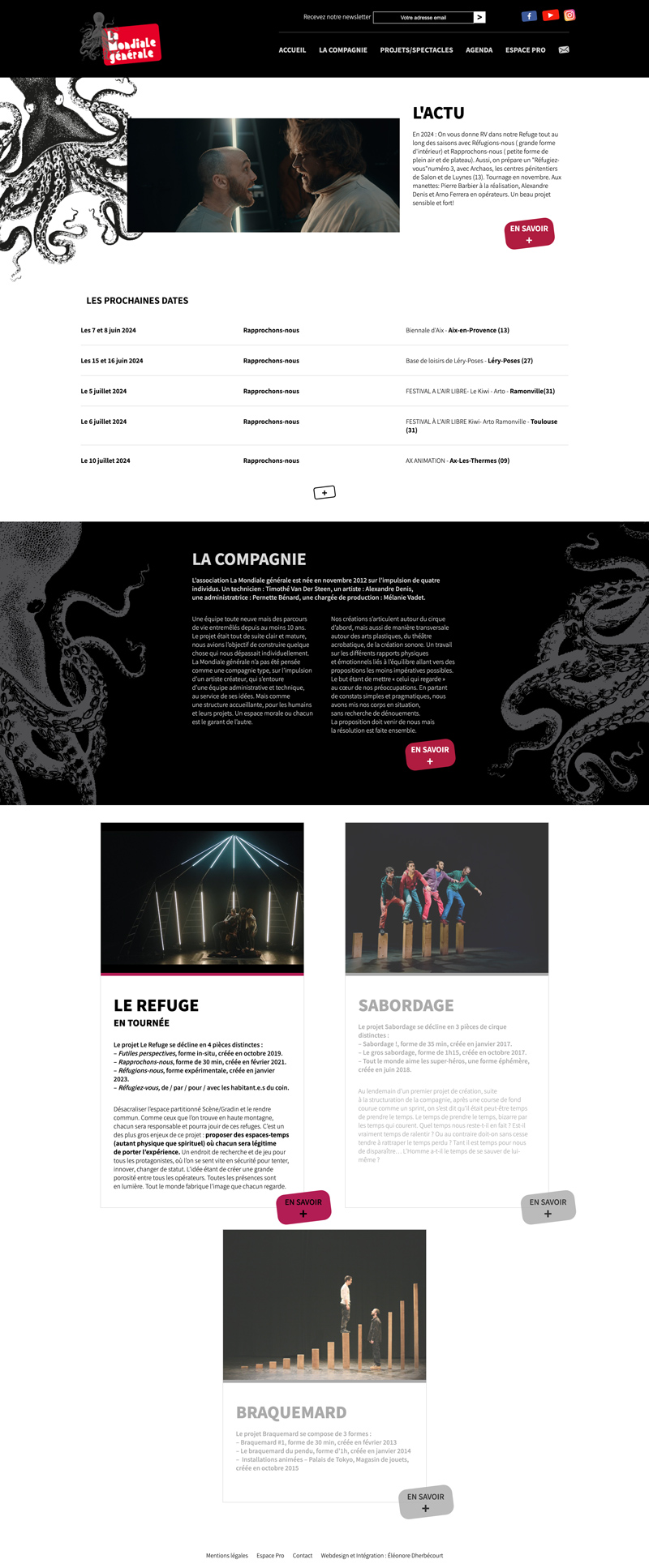 Page d'accueil