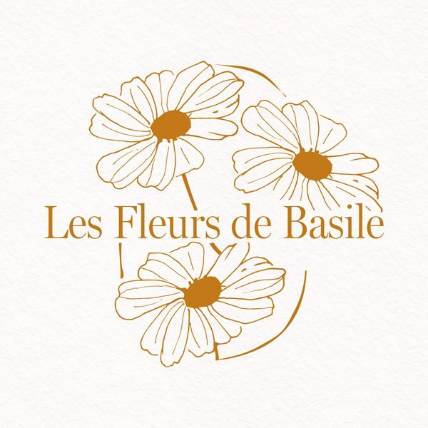 Nouveau logotype après refonte pour Les fleurs de Basile